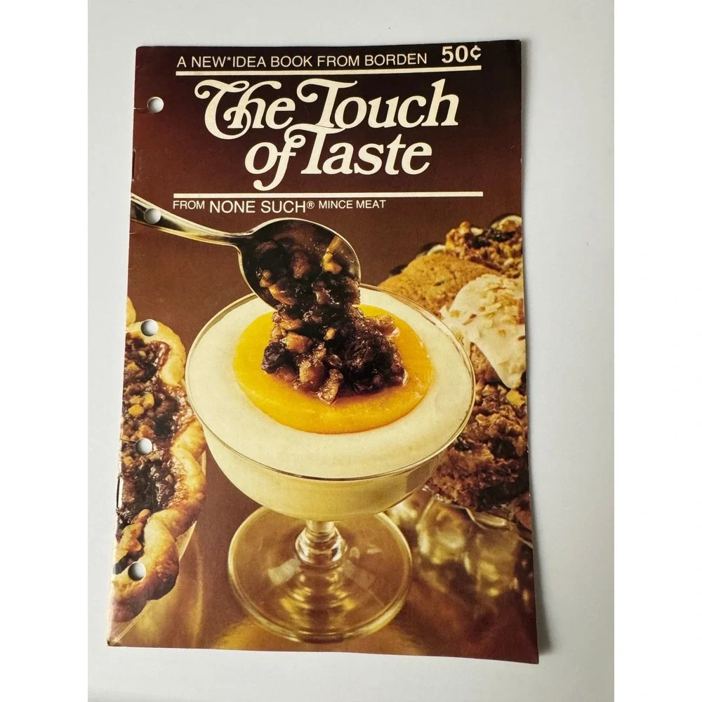 Vintage 1977 Borden None Such Mince Meat The Touch‎ of Taste Recipe Booklet